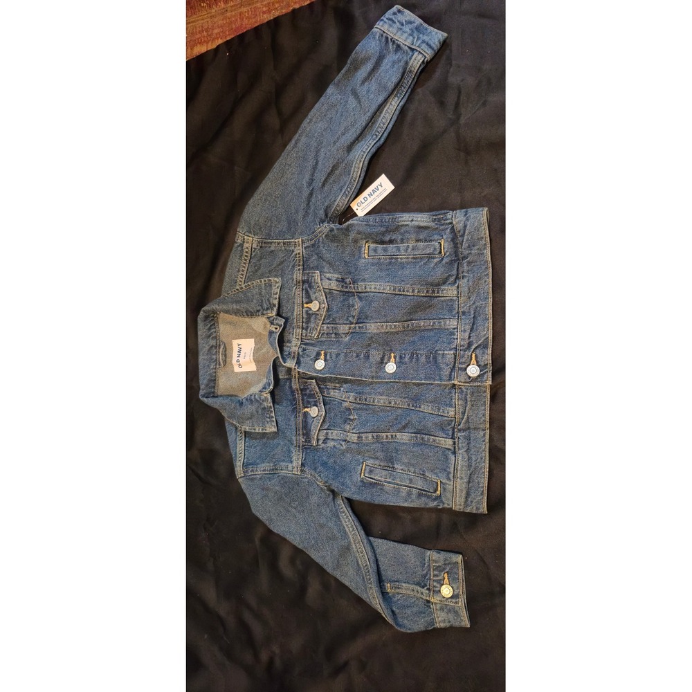 Old Navy Kids Blue Denim Trucker Jacket Size S 6-7 NWT 800739-00-1